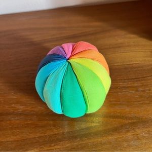 Lovevery organic cotton rainbow ball